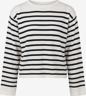 TorWeit Sticktop 'Fine Knitted Top' in Schwarz: Vorderseite
