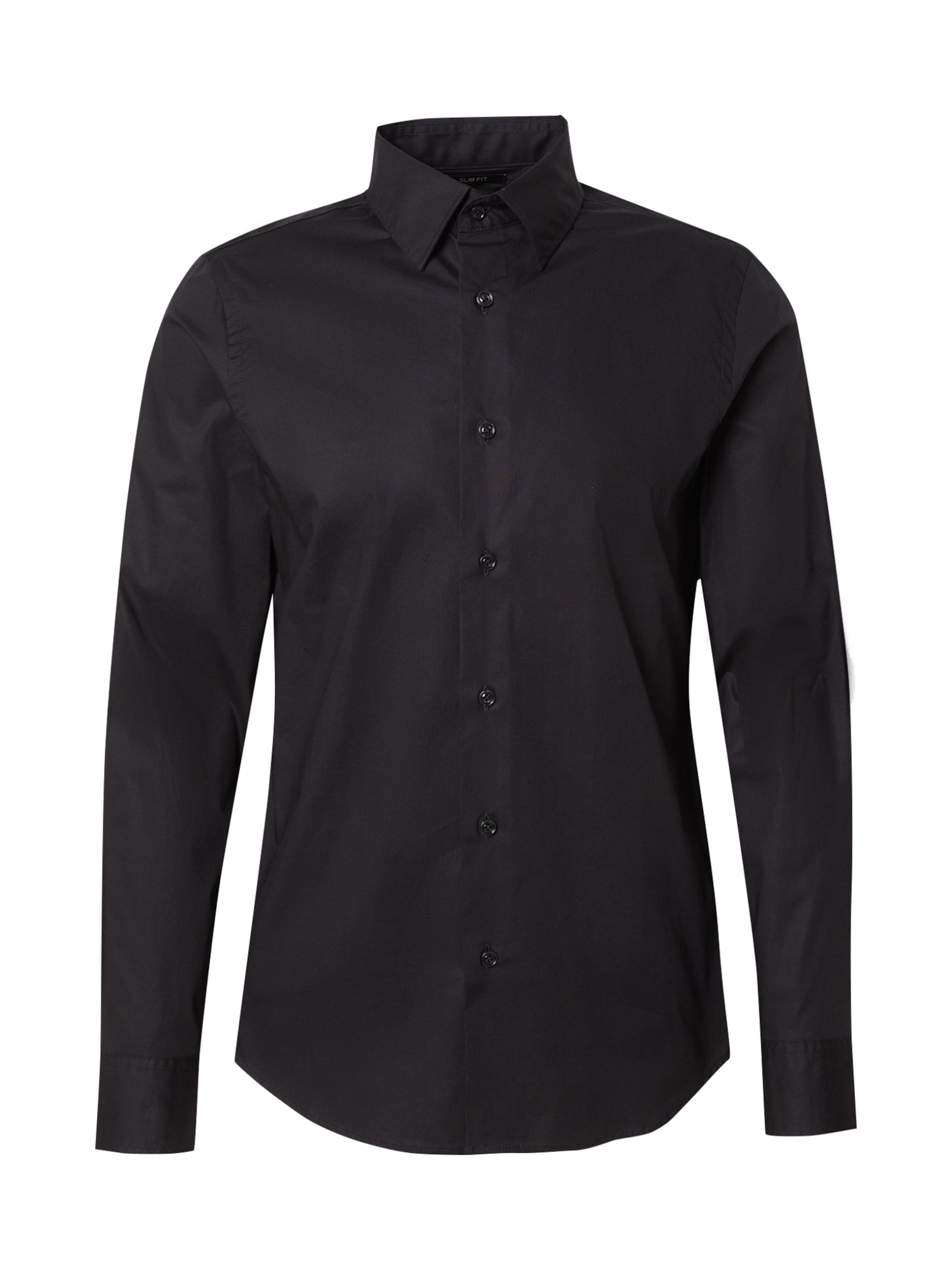 G-STAR Slim fit Overhemd in Zwart: voorkant
