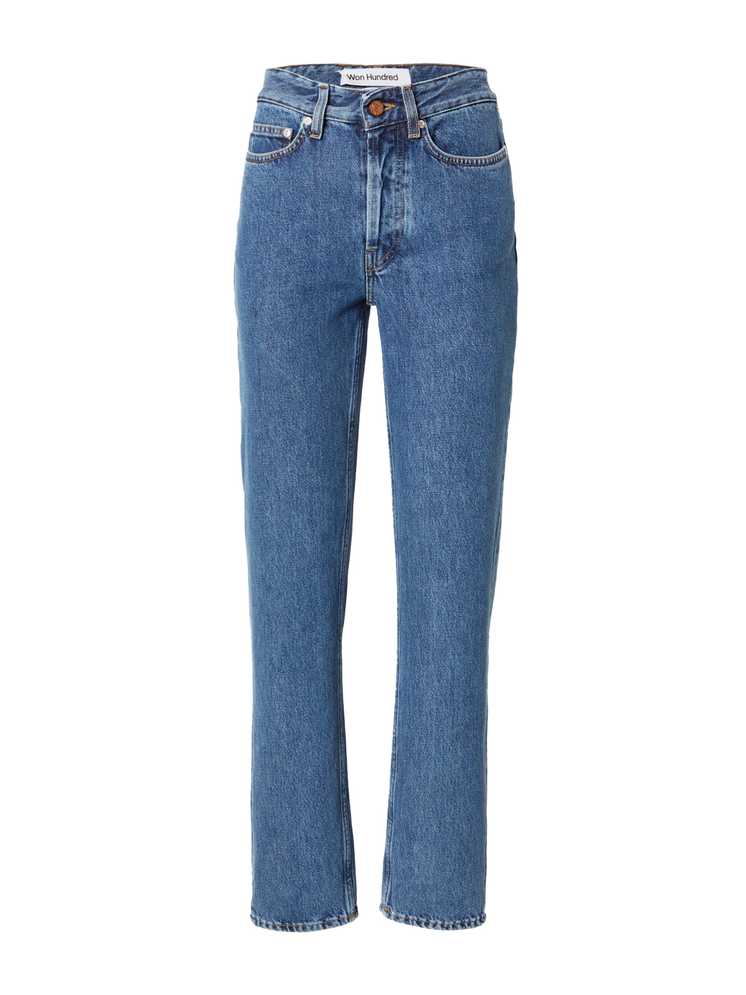 Won Hundred Slimfit Farmer 'Billy' - kék: elől