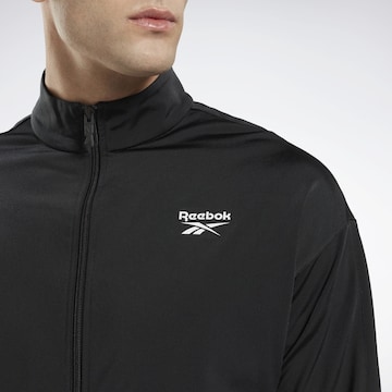 Reebok Sportsweatvest in Zwart