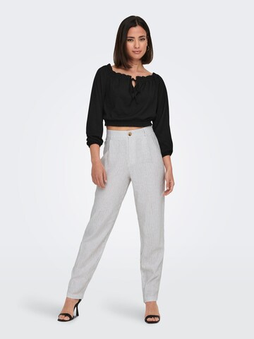 ONLY Regular Pleat-front trousers 'Olga' in White