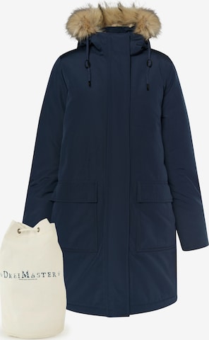 DreiMaster Klassik Raincoat in Blue: front