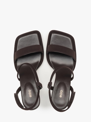 Estro Sandal '203-24106-03' in Brown