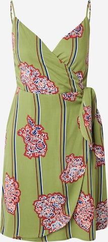 Robe 'ONLALMA' ONLY en vert : devant
