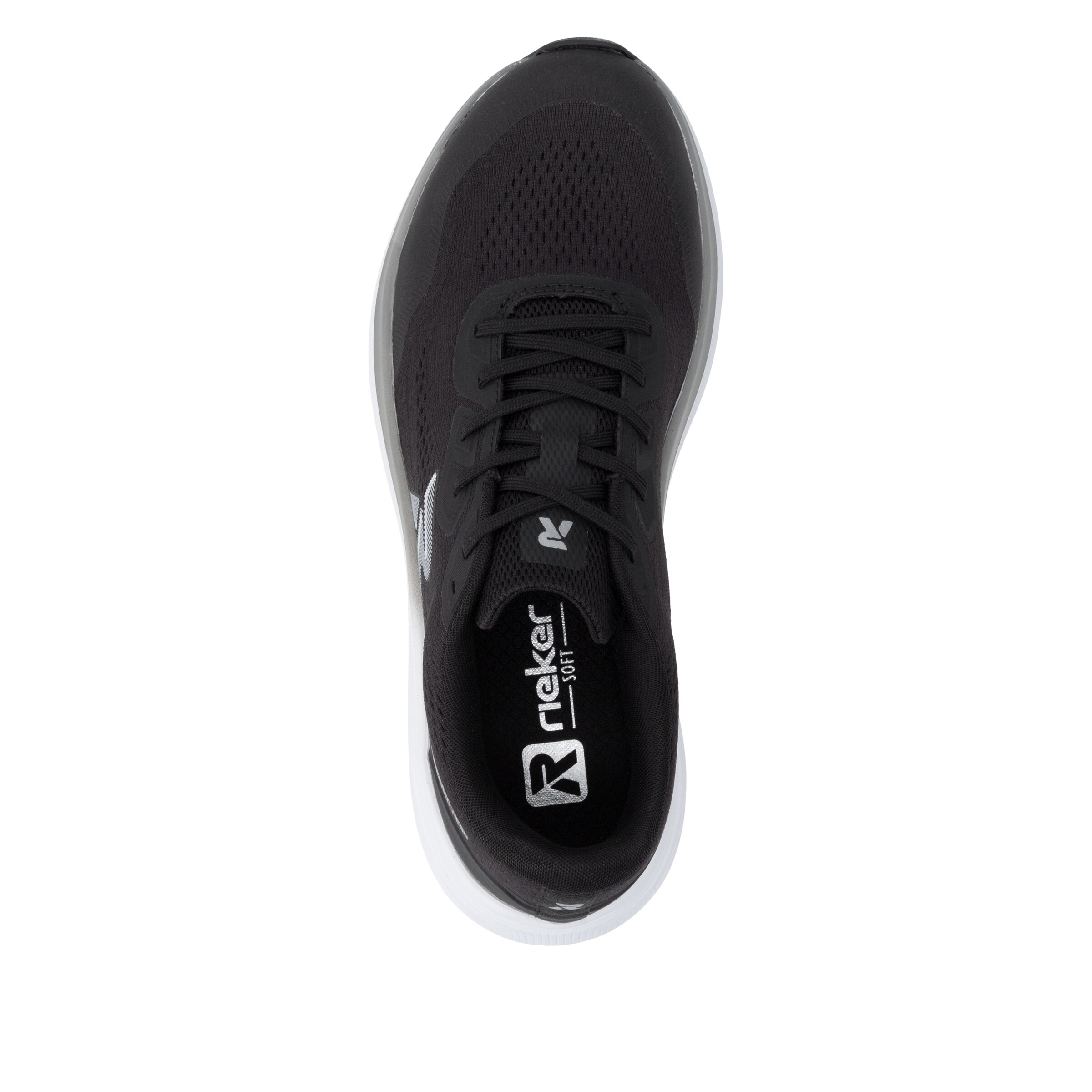 Baskets basses Rieker Sport en noir