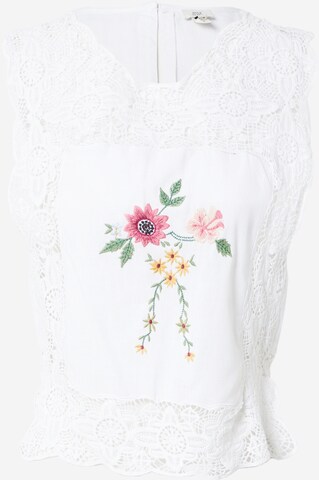 River Island Top in White: front