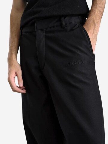 Wide Leg Pantalon Giesto en noir
