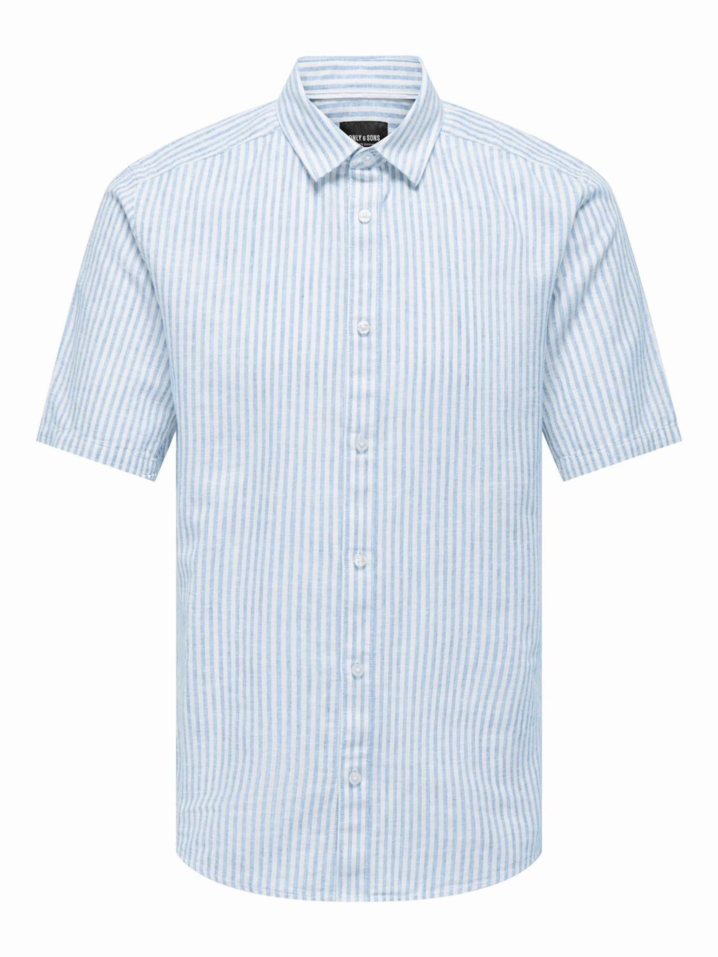 Camicia di Only & Sons in blu: frontale