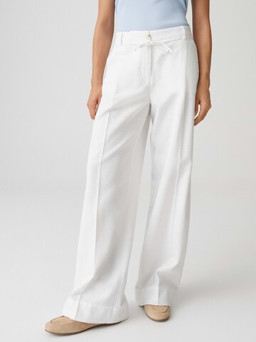 OPUS Широкий Плиссированные брюки 'Meeri' в Белый: спереди