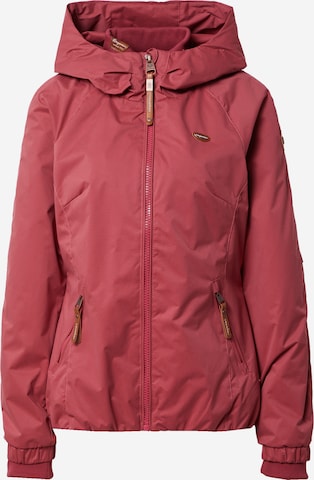 Ragwear Prehodna jakna 'DIZZIE' | roza barva: sprednja stran