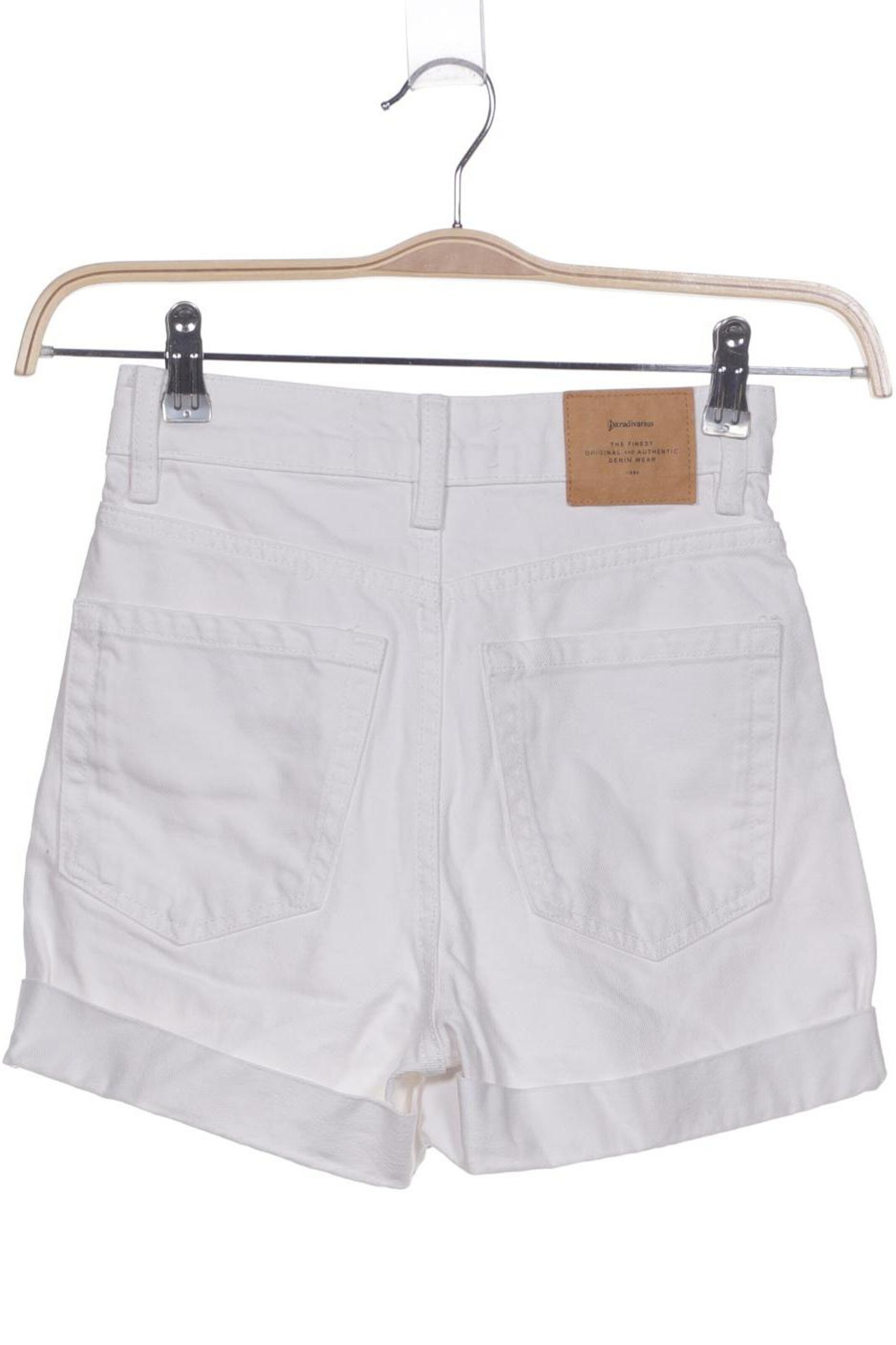 Stradivarius Shorts in XXS in White