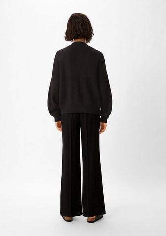comma casual identity Knit Cardigan in Black: back
