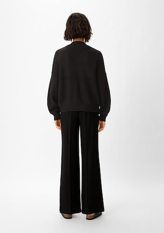 comma casual identity Strickjacke in Schwarz: Rückseite