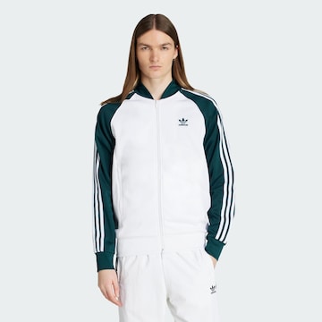 ADIDAS ORIGINALS Sweat jacket 'Adicolor Classics Sst' in White: front