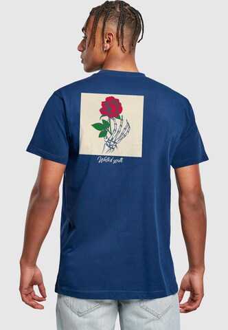 T-Shirt 'Wasted Youth' MT Men en bleu : devant