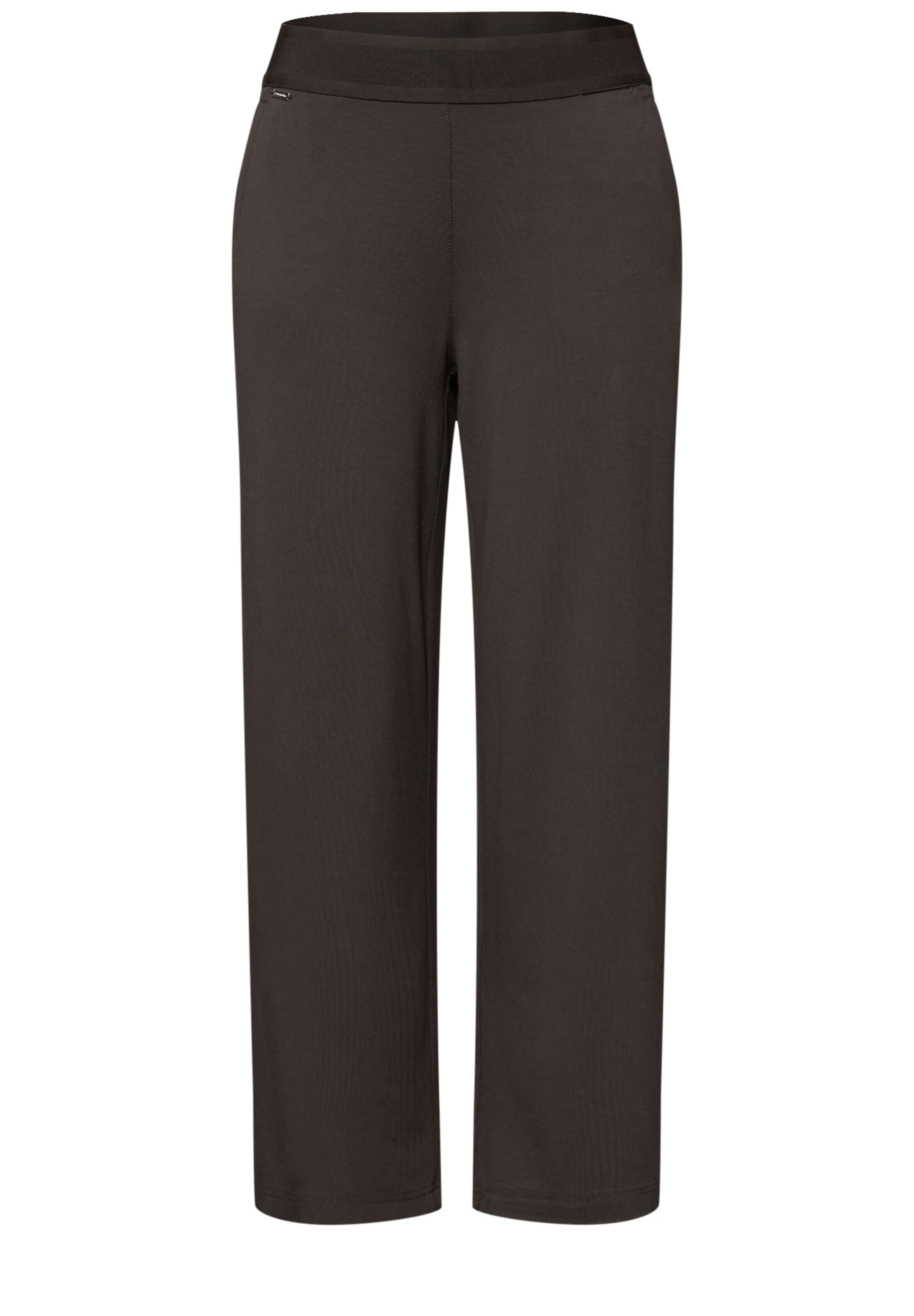 STREET ONE Loosefit Hose in Braun: Vorderseite