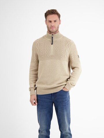 Pull-over LERROS en beige : devant