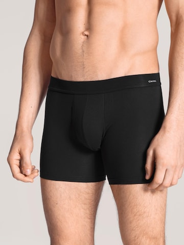 CALIDA Boxershorts 'Cotton Code' in Zwart: voorkant