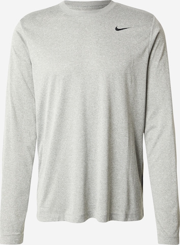 NIKE Toiminnallinen paita värissä harmaa: etupuoli