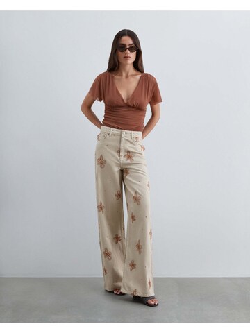regular Jeans di Scalpers in beige: frontale