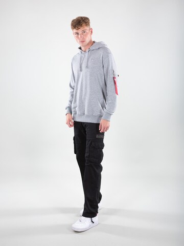 ALPHA INDUSTRIES Sweatshirt 'X-Fit' in Grijs