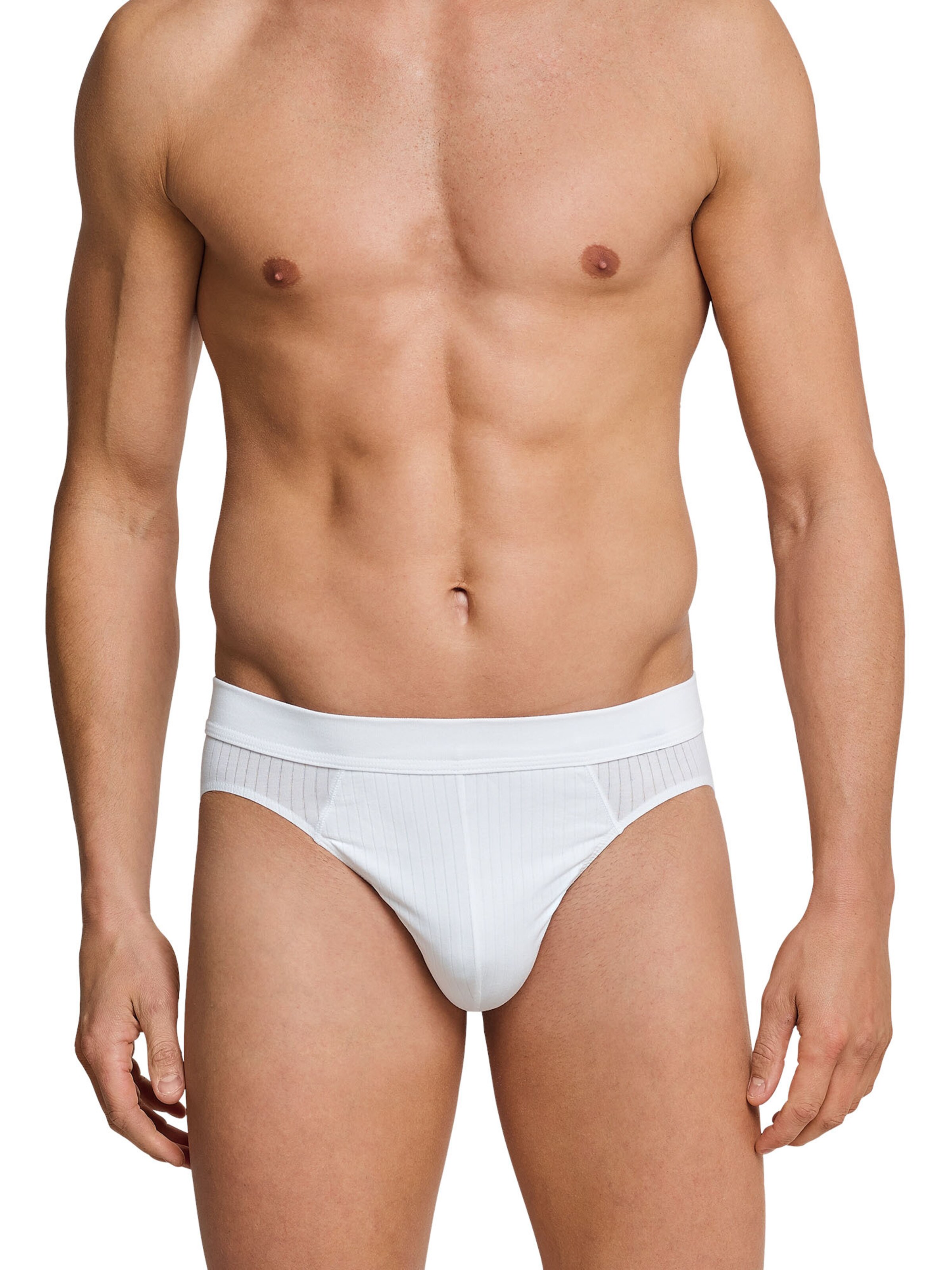 SCHIESSER Slip 'Authentic' in Wit: voorkant