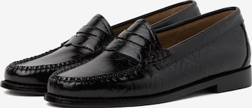 juoda Karl Lagerfeld Loaferai ' Kl x Bass Penny ': priekis