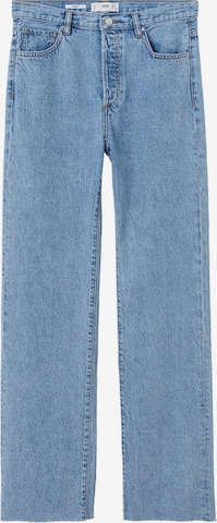 MANGO Wide leg Jeans 'Nora' in Blauw: voorkant