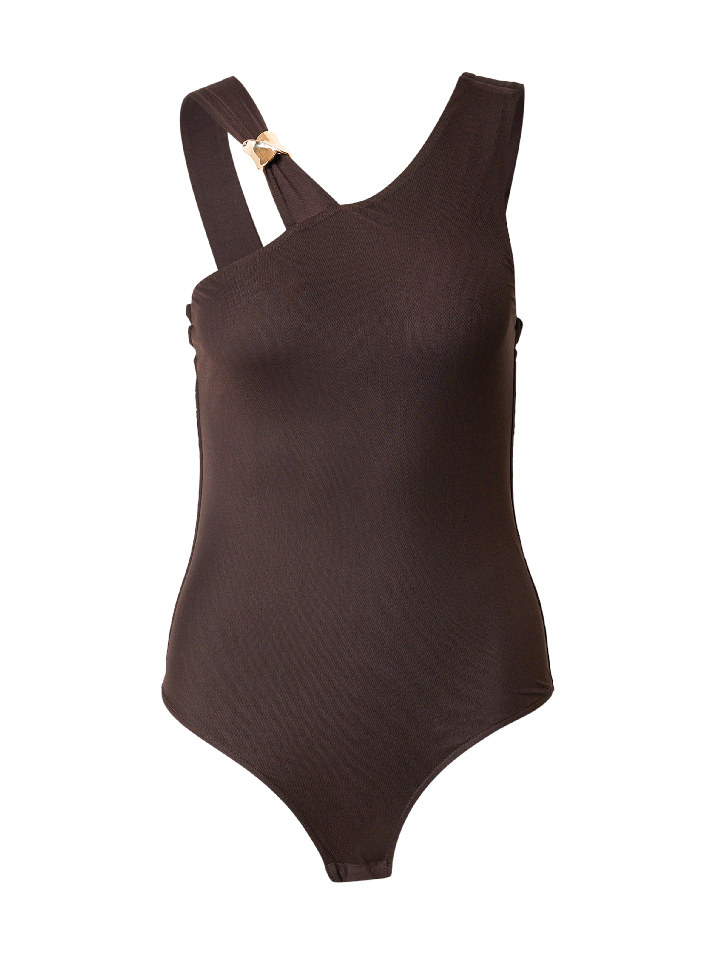 Body a maglietta 'Cindy' di ABOUT YOU in marrone: frontale