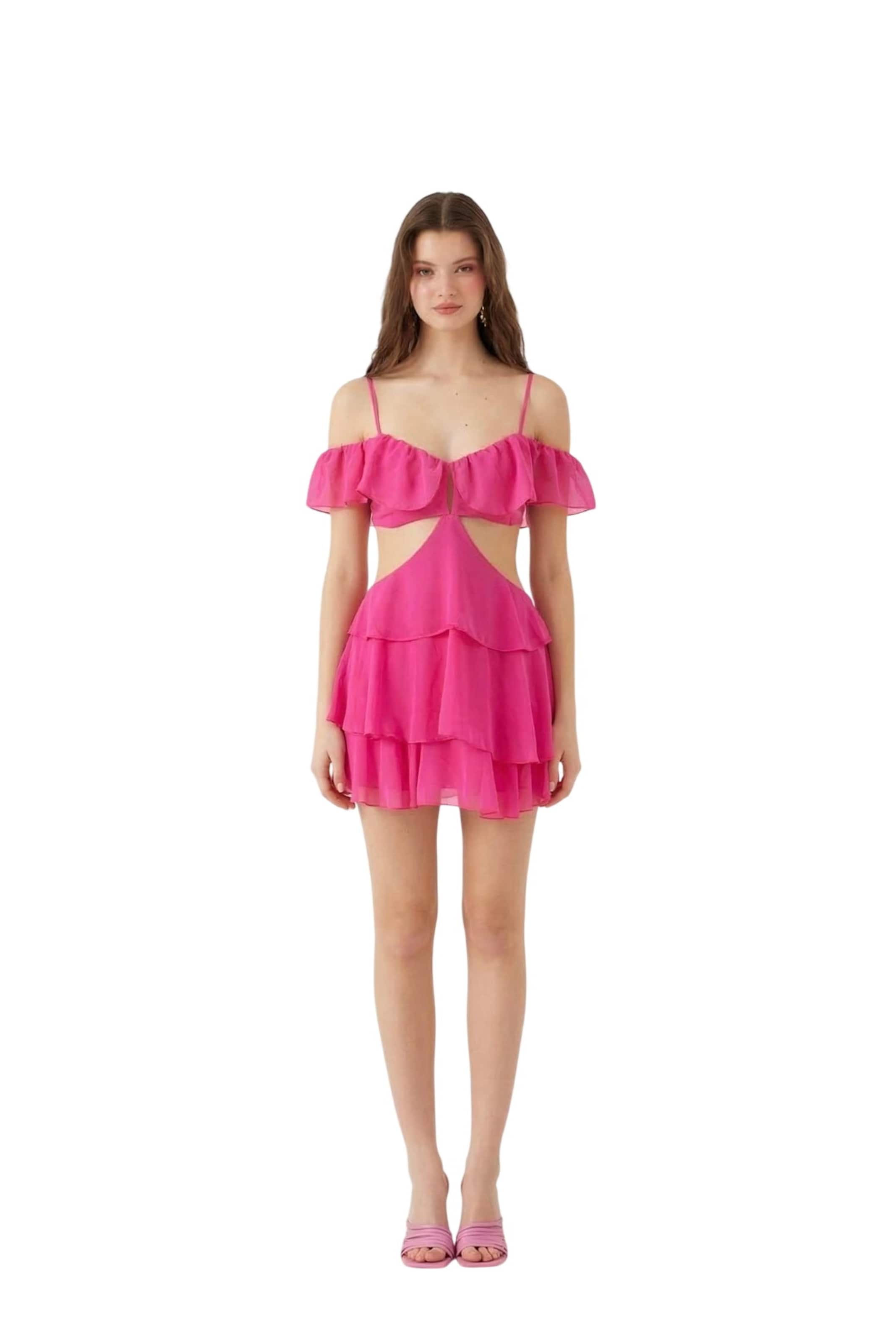 Robe HOLLY LOLLY en rose : devant