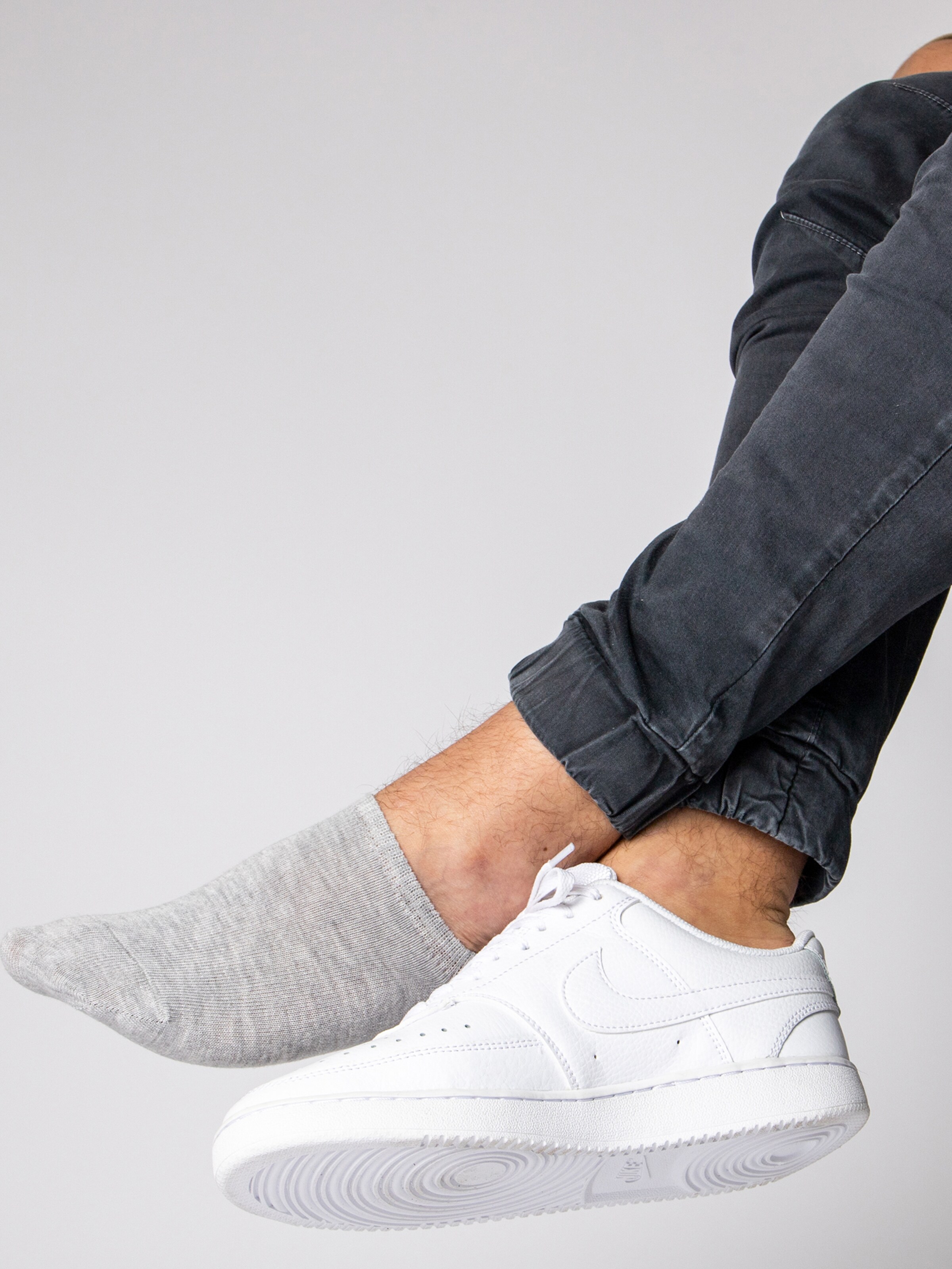 Occulto Ankle socks 'Strolch' in Grey: front