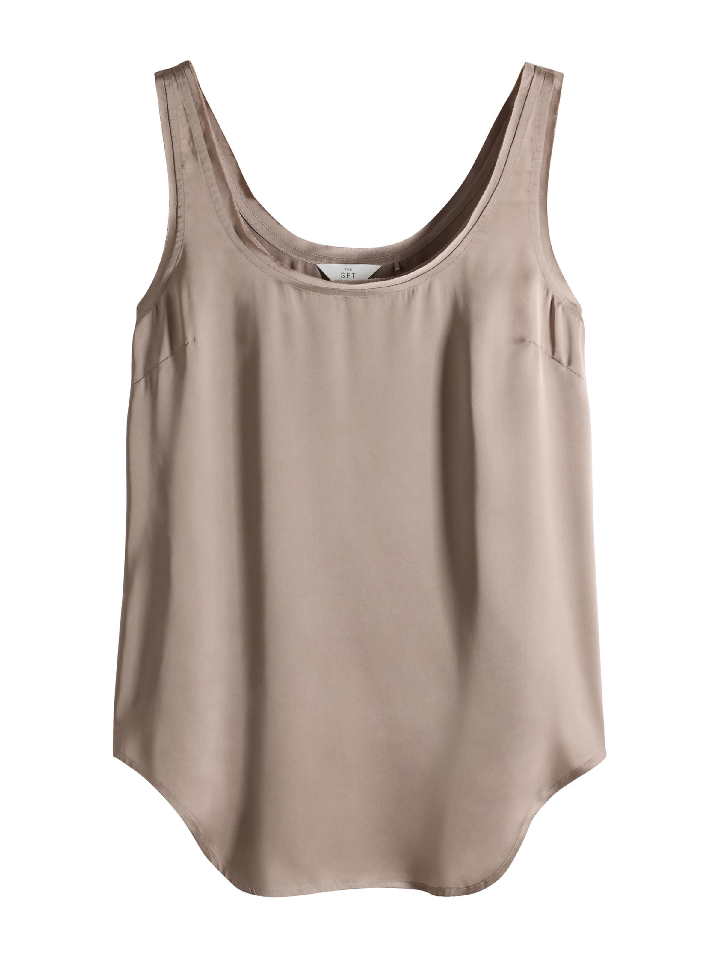 Top di The Set in marrone