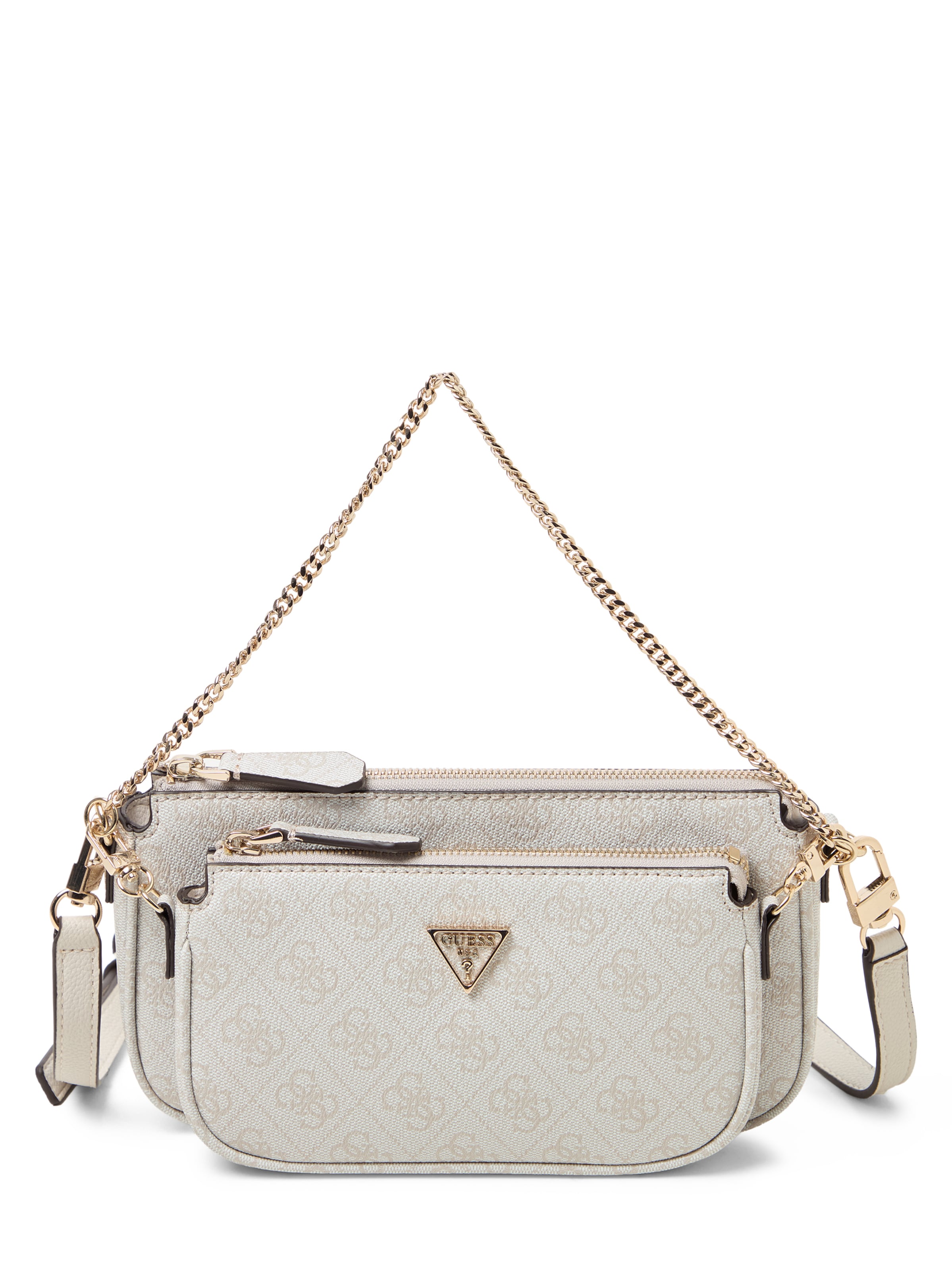 Sac à bandoulière GUESS en blanc : devant