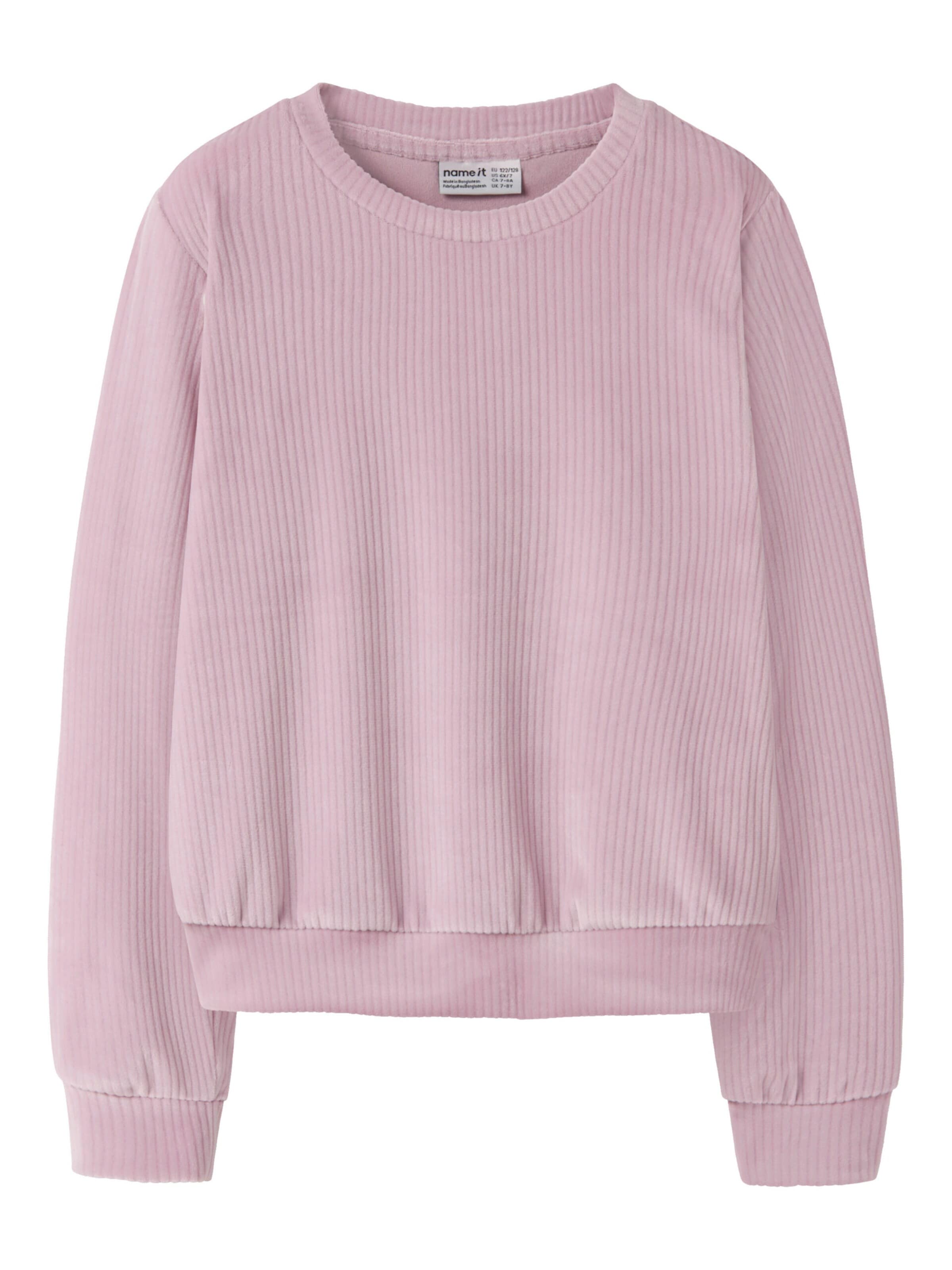 NAME IT Sweatshirt in Roze: voorkant
