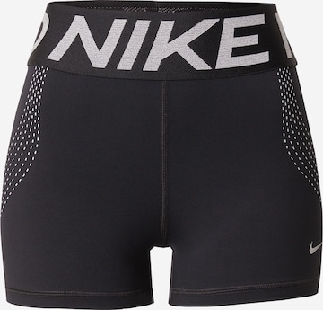 NIKE Skinny Sportnadrágok 'Pro Sculpt' - fekete: elől