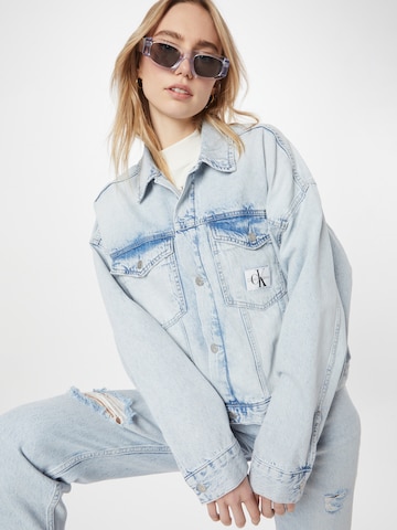 Calvin Klein Jeans Übergangsjacke in Blau: predná strana