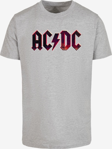 Merchcode T-Shirt 'ACDC' in Grau: Vorderseite