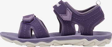 Hummel Sandals & Slippers in Purple: front