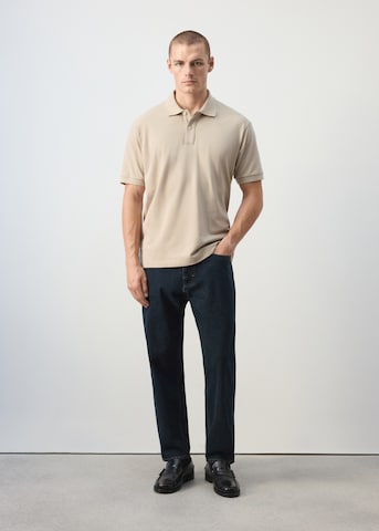 Tricou 'REA' de la MANGO MAN pe maro