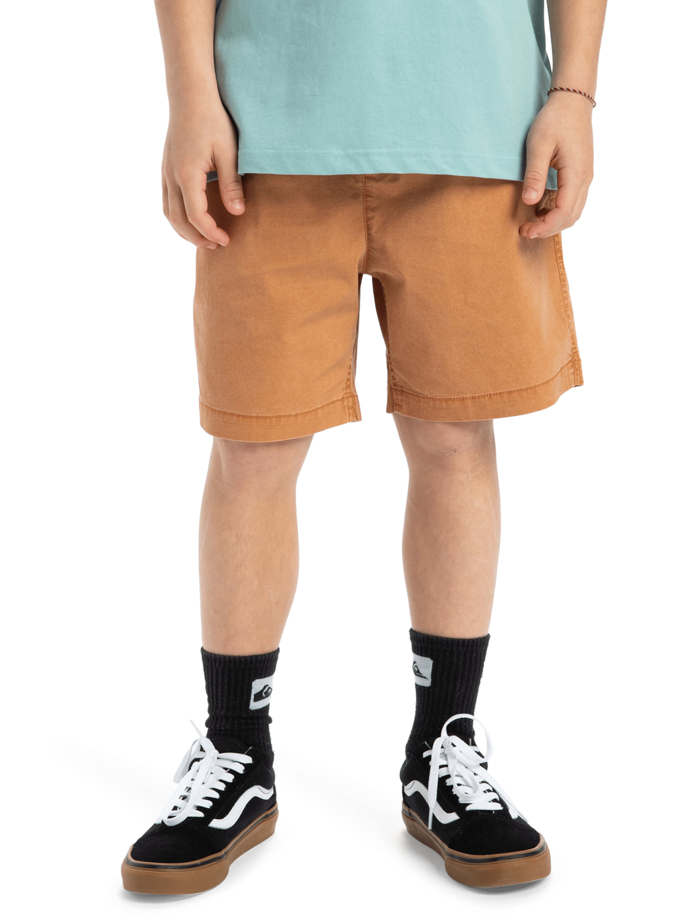QUIKSILVER Broek 'Taxer Youth 15' in Bruin: voorkant