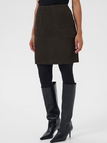 Kaffe - Falda en negro: frente