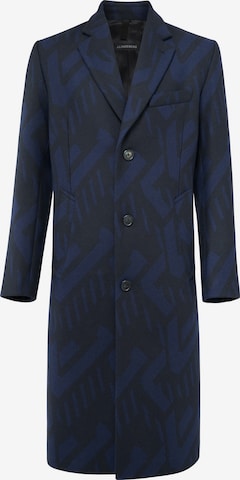J.Lindeberg Ανοιξιάτικο και φθινοπωρινό παλτό 'Burke' σε μπλε: μπροστά