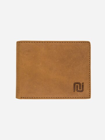 NEGOTIA Leather Wallet 'Elite Billfold' in Brown: front