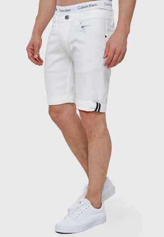 INDICODE JEANS Regular Shorts 'Villeurbanne' in Weiß