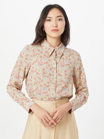 Monki Blouse in Roze: voorkant