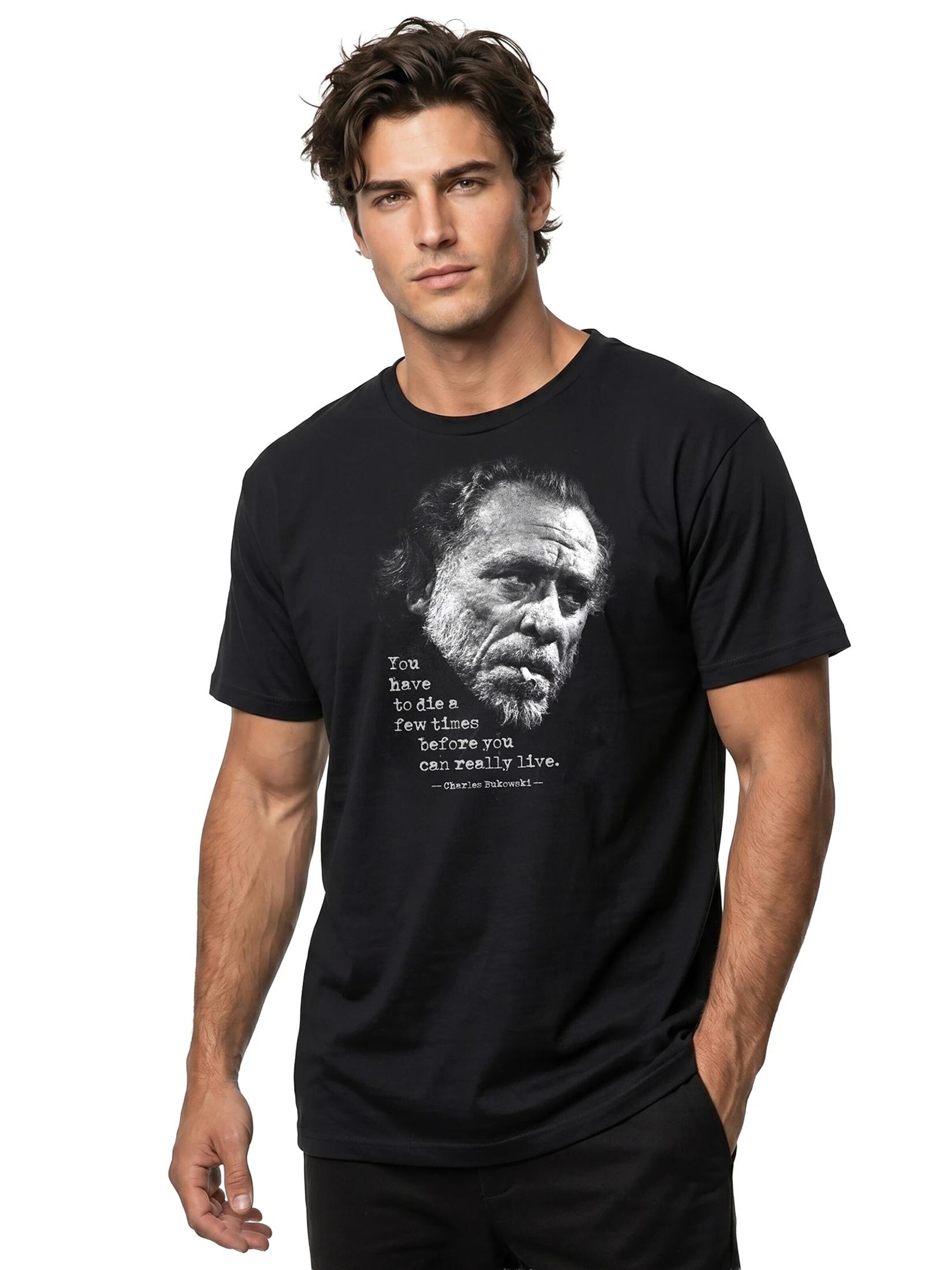MAKAYA Shirt 'You have to die' in Black