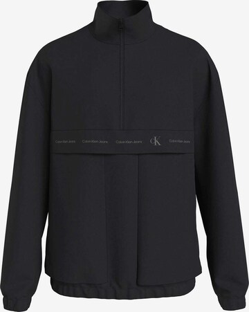 Calvin Klein Jeans Sweatshirt in Schwarz: predná strana