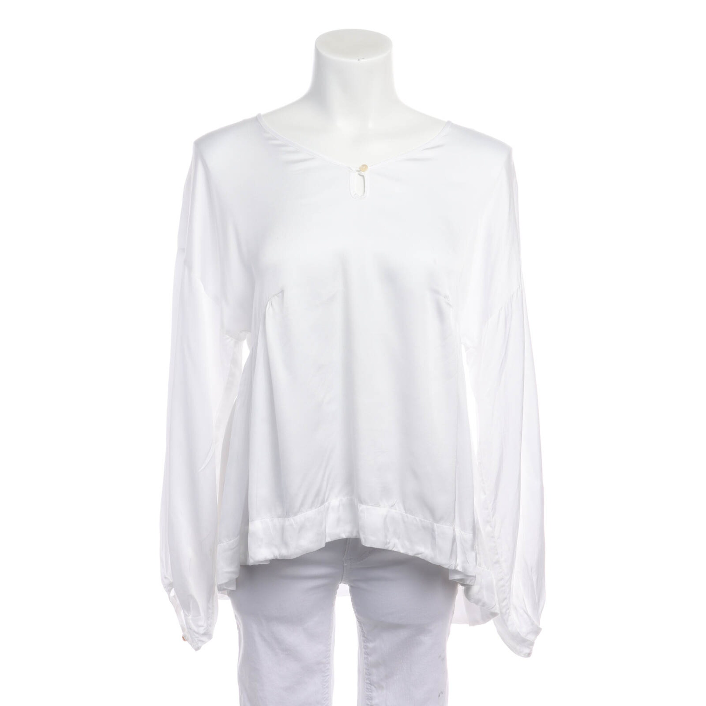 Grace Bluse / Tunika S in Weiß: Vorderseite