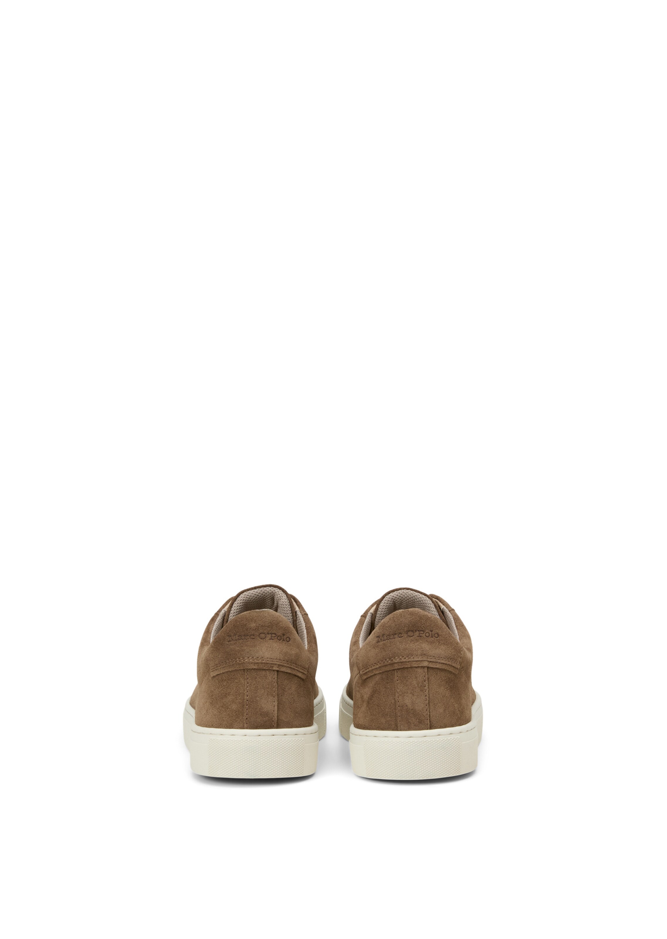 Marc O'Polo Platform trainers ' aus Veloursleder ' in Brown