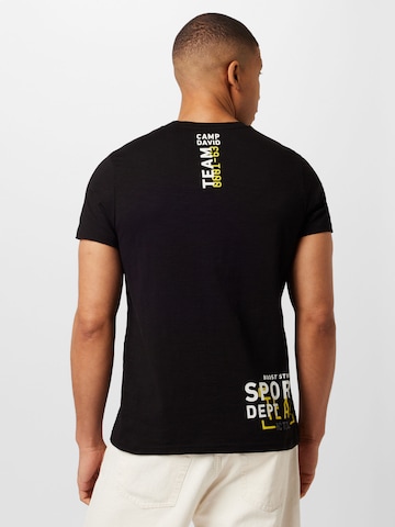 CAMP DAVID - Camiseta en negro